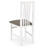 Деревянный стул PAWEL HALMAR  в белом цвете - вид сзади