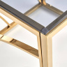 Фото столешницы журнального стола UNIVERSE gold HALMAR квадрат