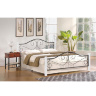 Кровать VIOLETTA HALMAR шириной 160 см белого цвета в комплекте с тумбочкой FIONA HALMAR