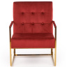 На фото вид спереди кресла PRIUS HALMAR (красный)
