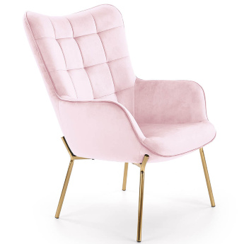 Кресло CASTEL 2 HALMAR (розовый)