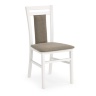 Деревянный стул HUBERT 8 HALMAR белого цвета