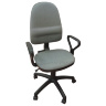 Кресло офисное BRAVO HALMAR с тканевой обивкой серого цвета