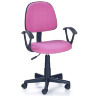 Кресло детское DARIAN BIS HALMAR с тканевой обивкой розового цвета